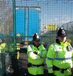 Lorry Delivering Radioactive Material to IGas at Barton Moss